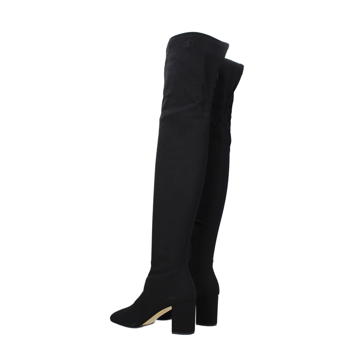Black Fabric Over The Knee