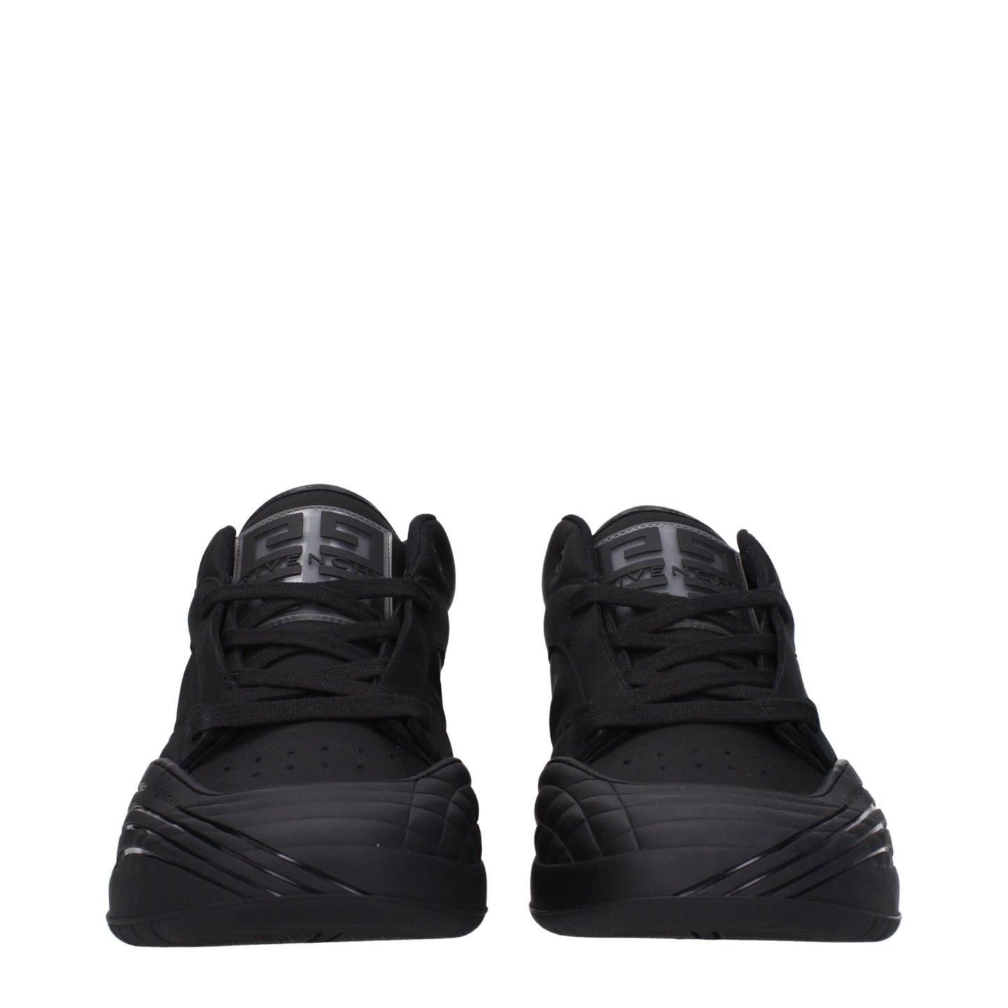 Black Fabric Low Tops