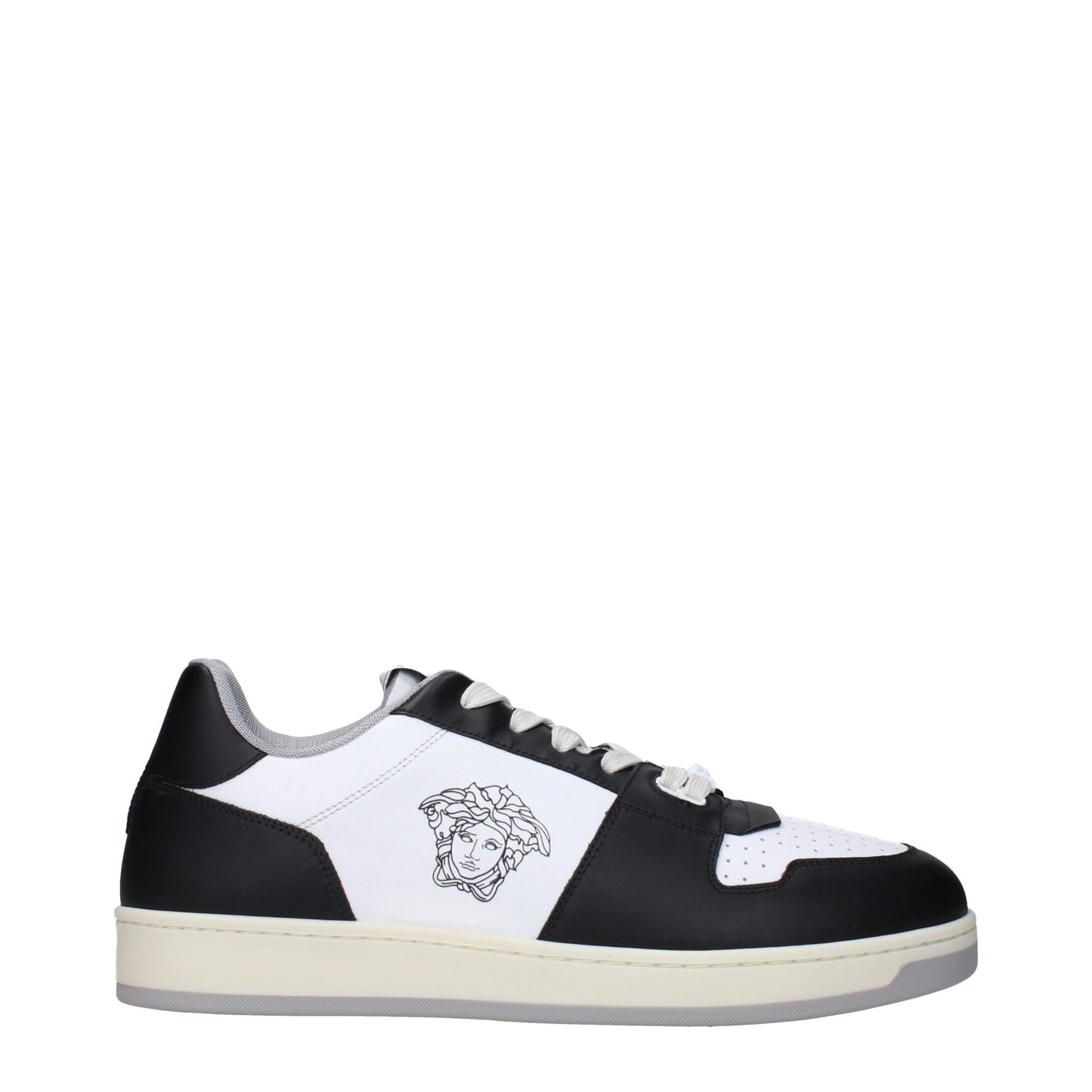 White Leather Low Tops