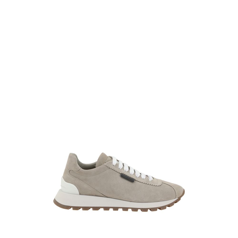 Sneakers with iconic embellishments