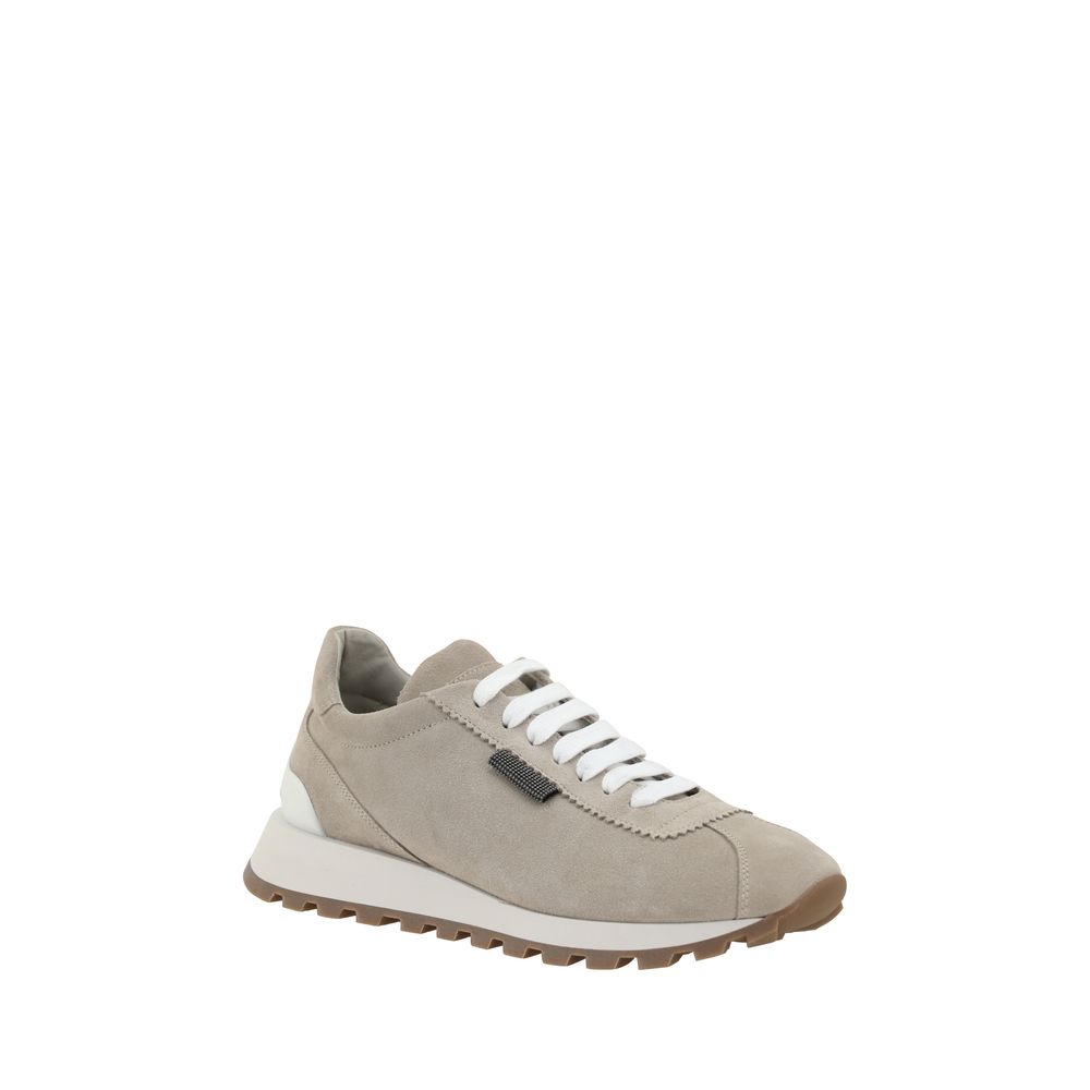 Sneakers with iconic embellishments