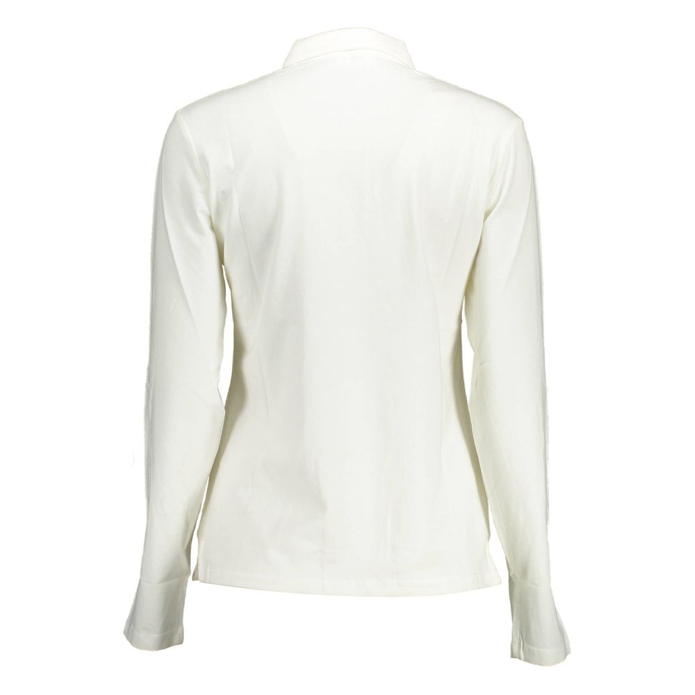 White Cotton Polo Shirt