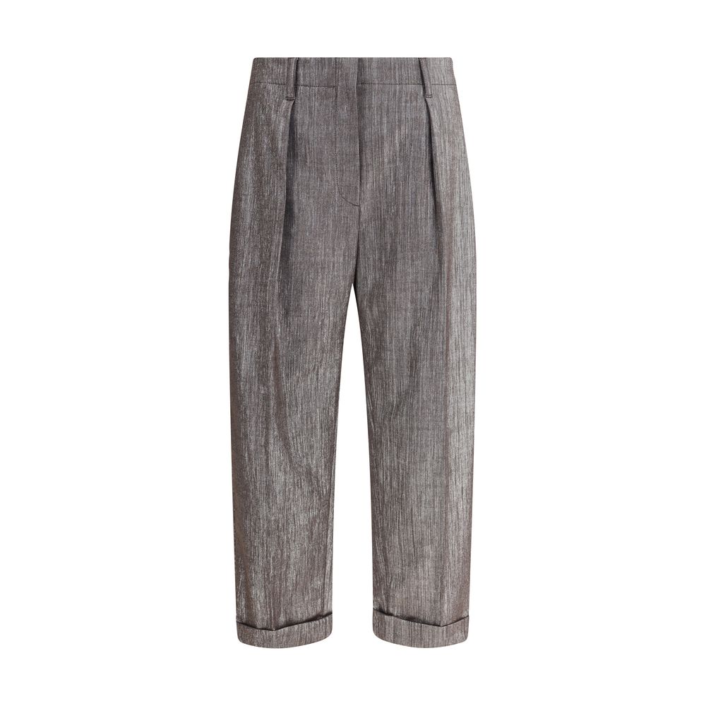 Lurex effect Pants
