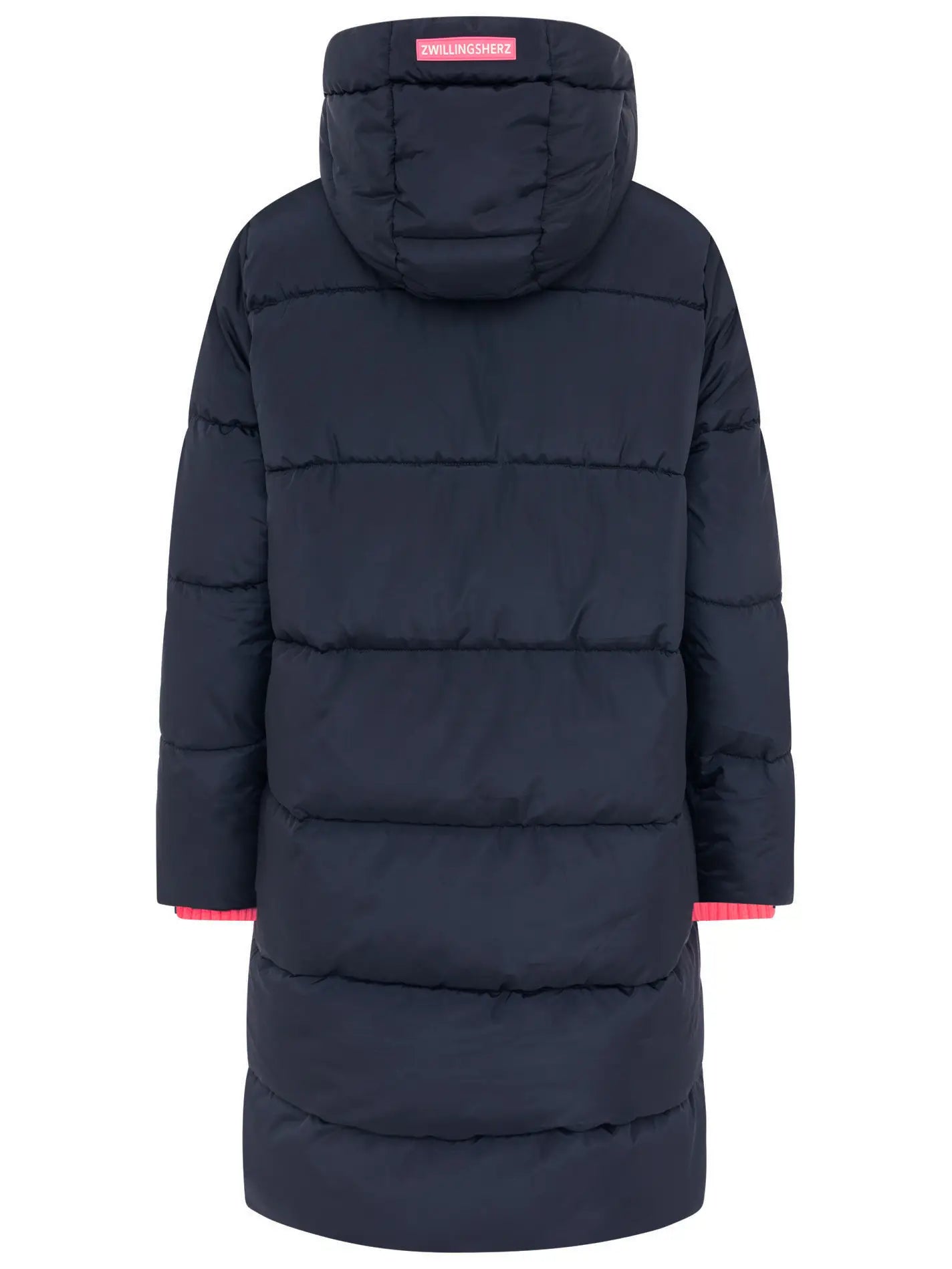 Langer Steppmantel "Cozy" Blau