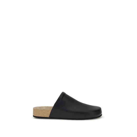 Leather Mules with cork insole