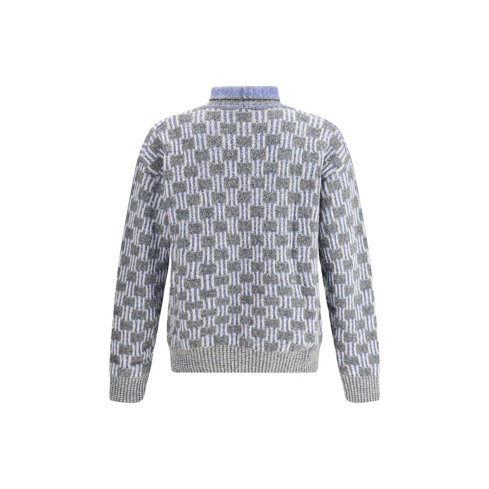 Graphic pattern turtleneck Sweater