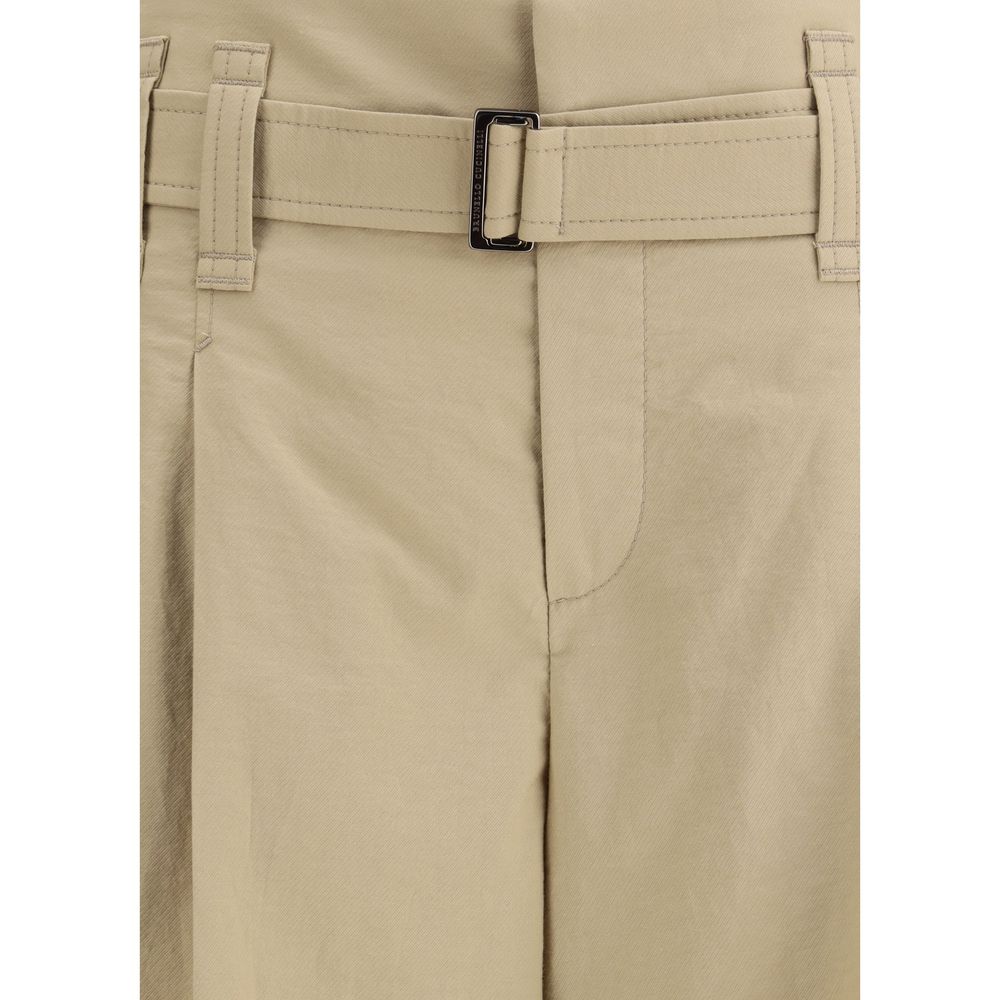 Pleated crop Pants