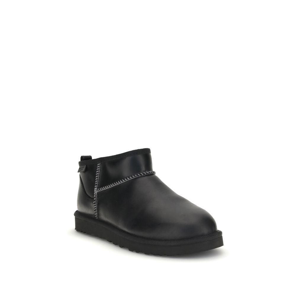 Ultra mini leather snow Boots