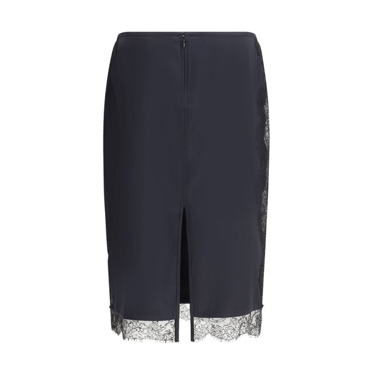 Satin Skirt with lace details