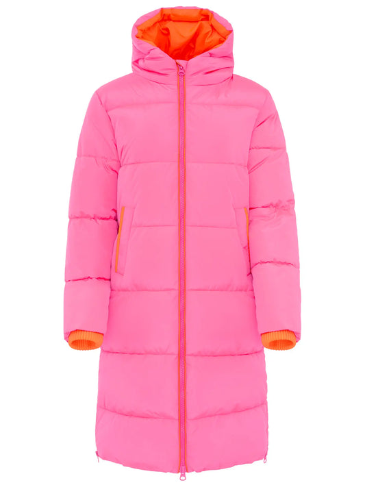 Langer Steppmantel "Cozy" Pink