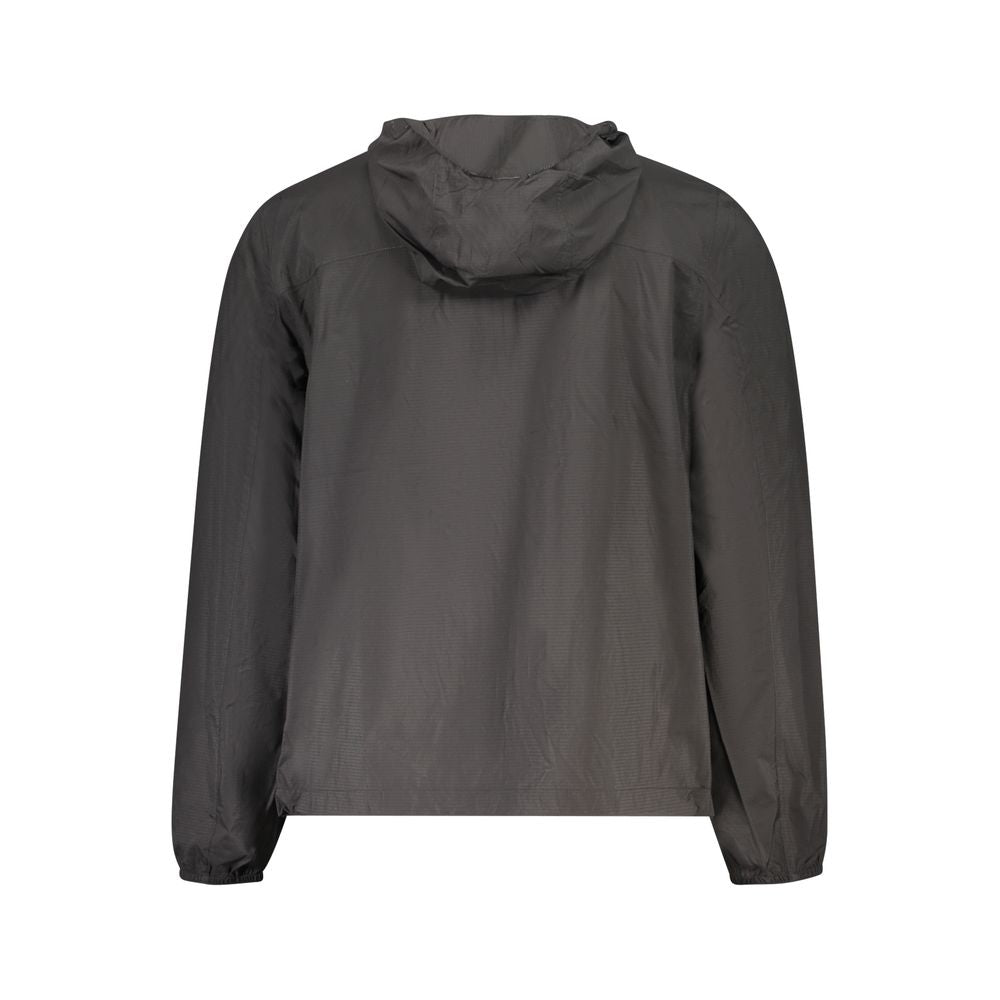 Black Polyamide Men Jacket