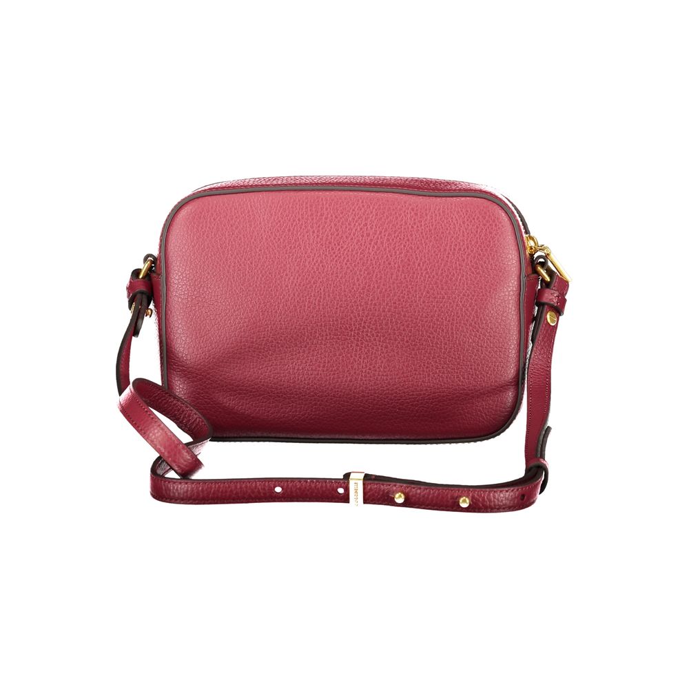 Purple Leather Women Handbag