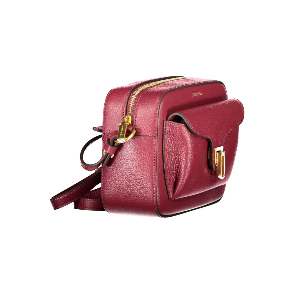 Purple Leather Women Handbag