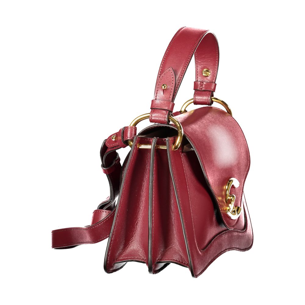 Purple Leather Women Handbag