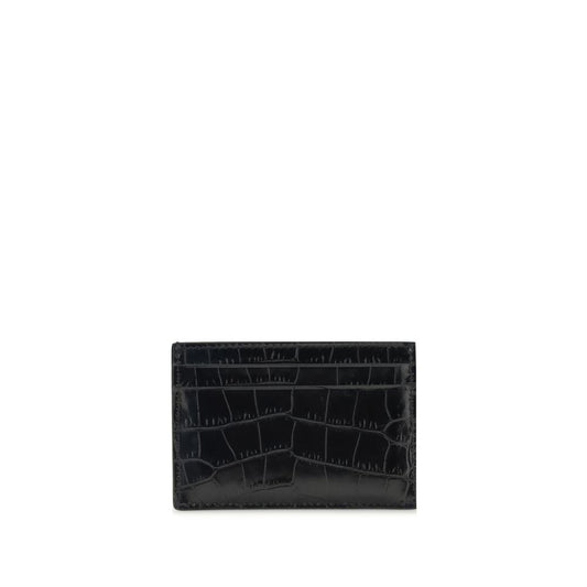 Croco print Card Holder