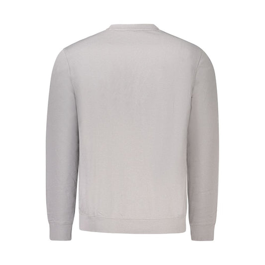 Gray Cotton Men Sweater