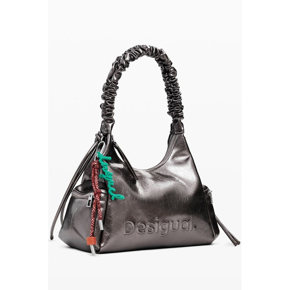 Bronze Polyethylene Women Handbag