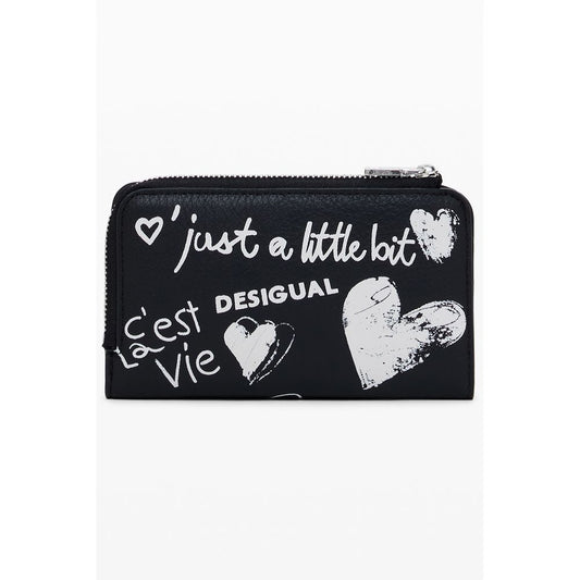 Black Polyethylene Women Wallet
