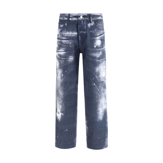 Denim print Pants