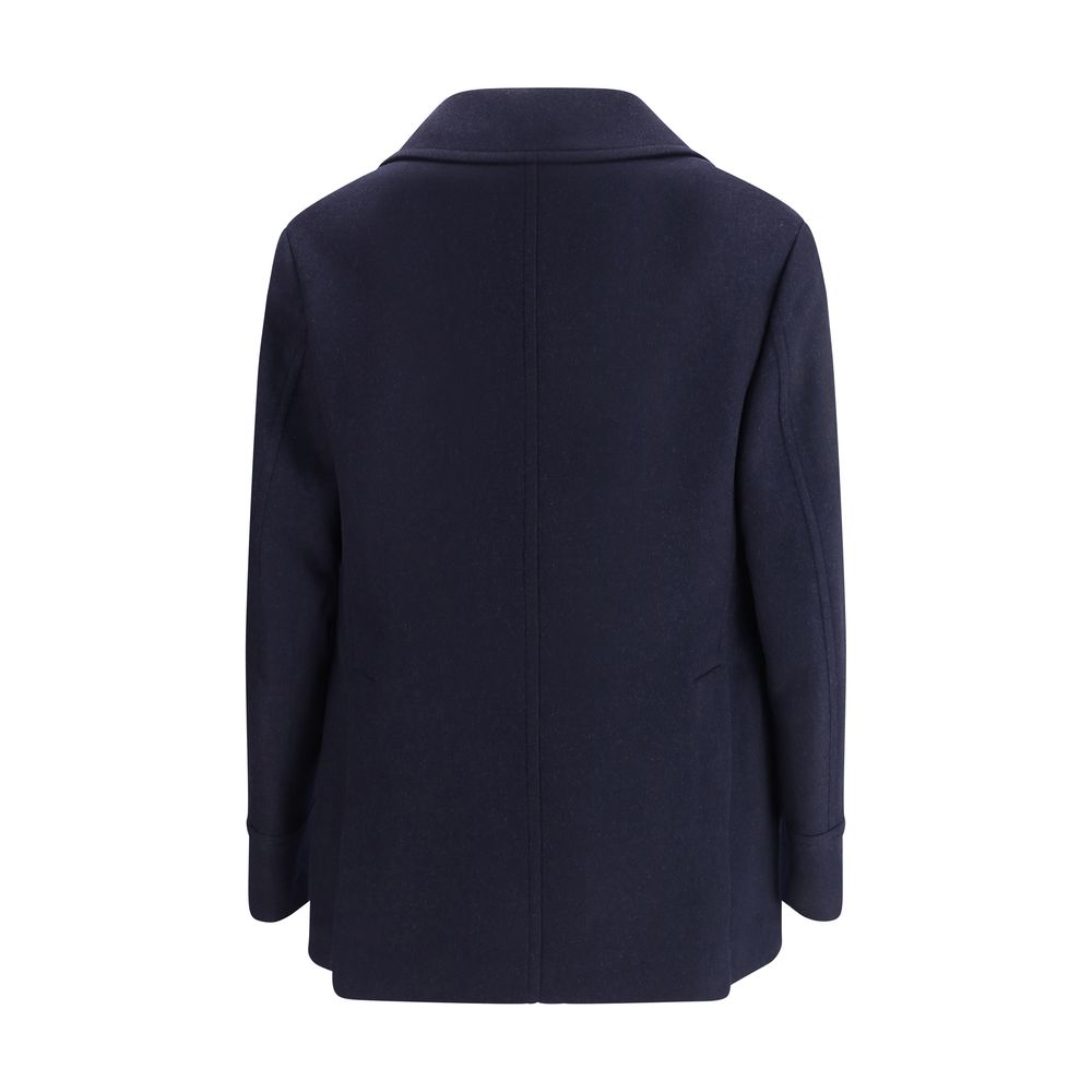 Double wool flannel Caban