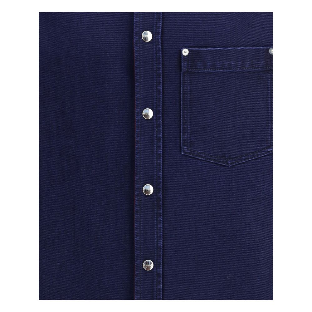 Denim and flanel Reversible Shirt