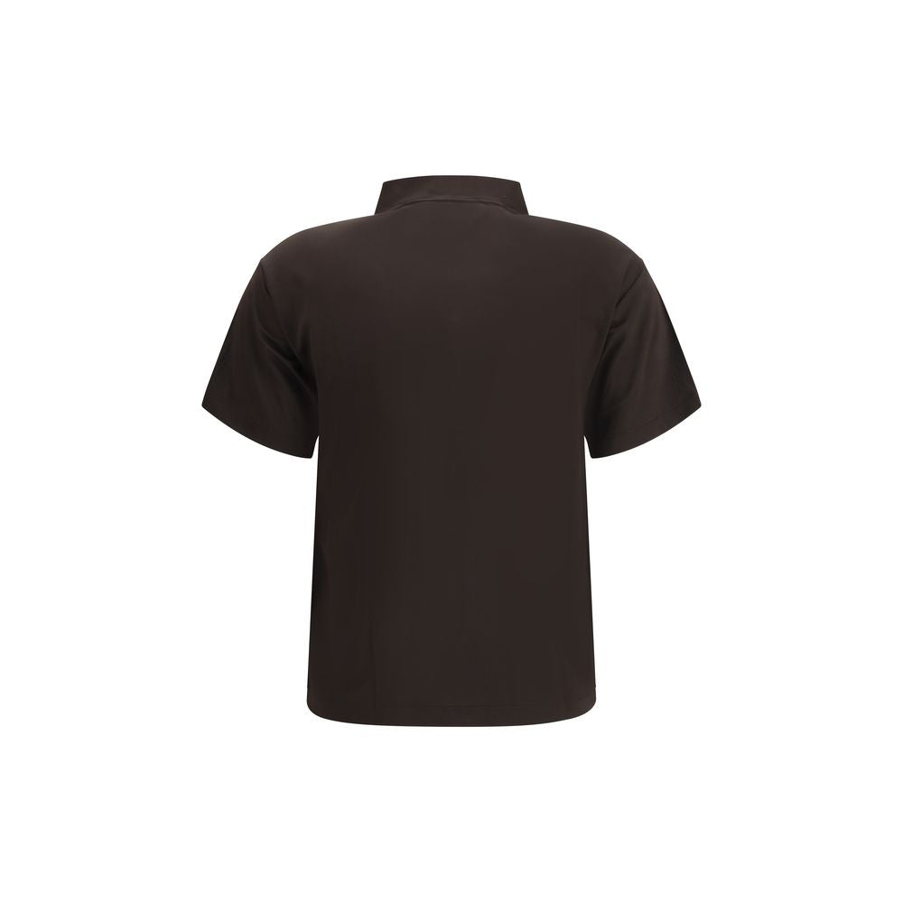 Semi-sheer polo Shirt