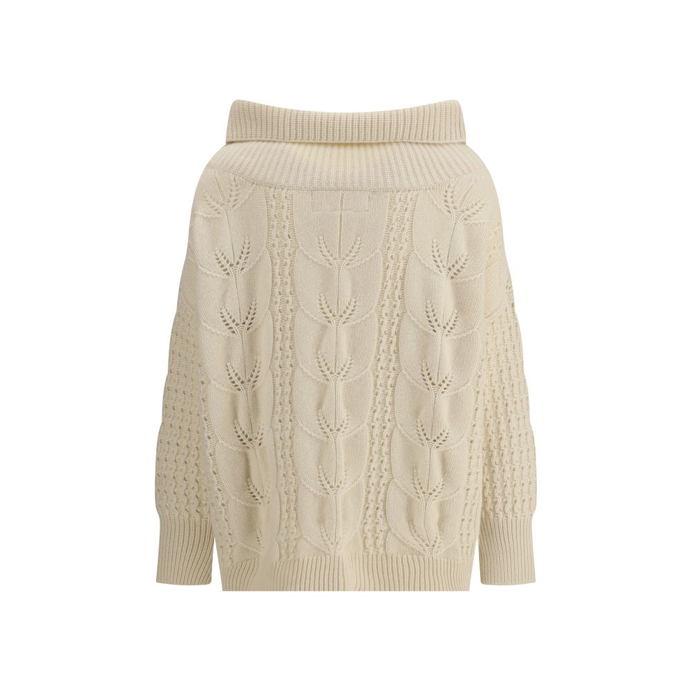 Oversized perforated Sweater