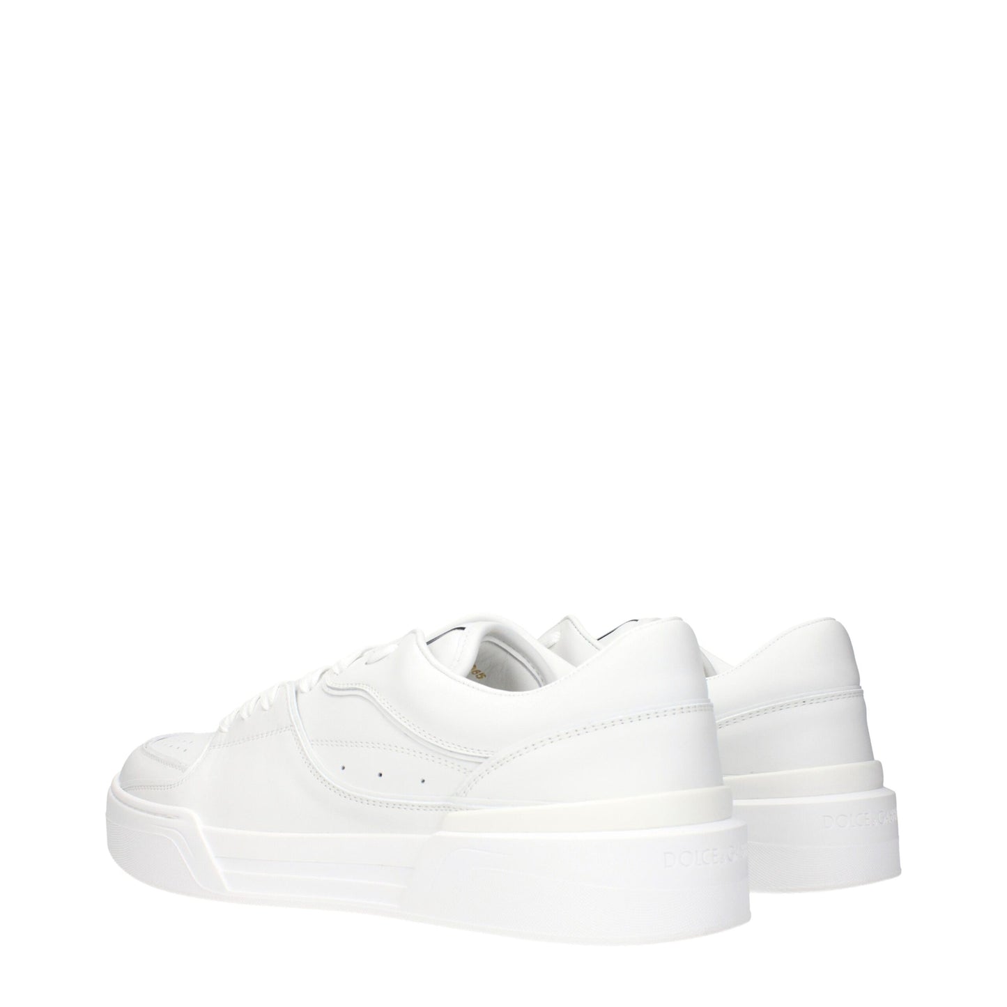 White Leather Low Tops
