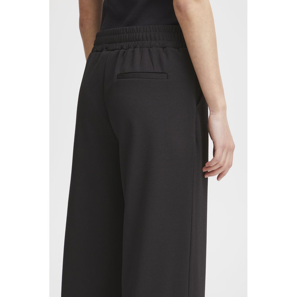 Black Recycled Polyurethane Pant