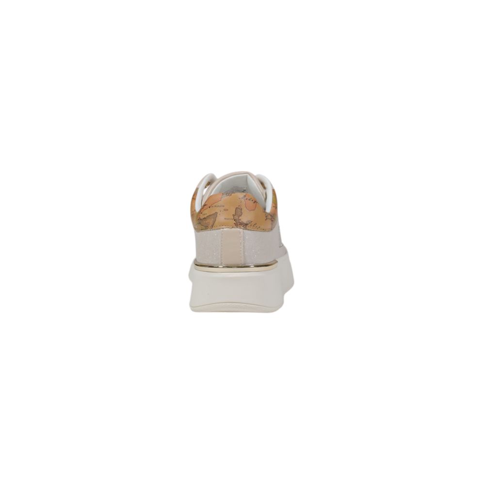 Beige Polyester Sneaker