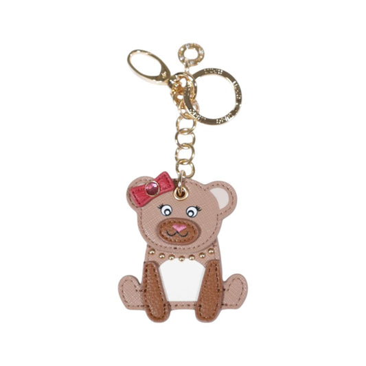 Beige Polyethylene Keychain