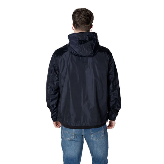 Blue Polyamide Jackets & Coat