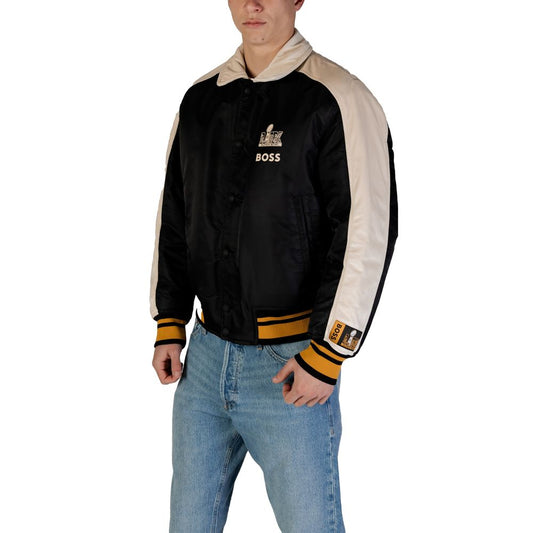 Black Polyamide Jackets & Coat