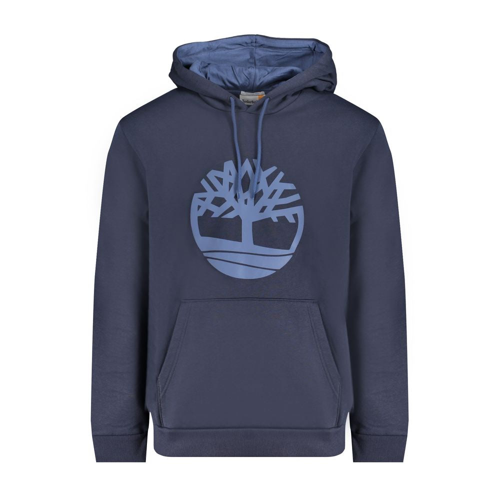 Blue Cotton Men Sweater