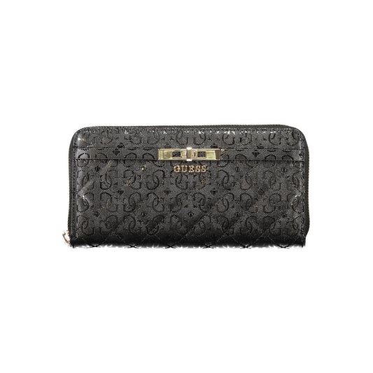 Black Polyethylene Women Wallet