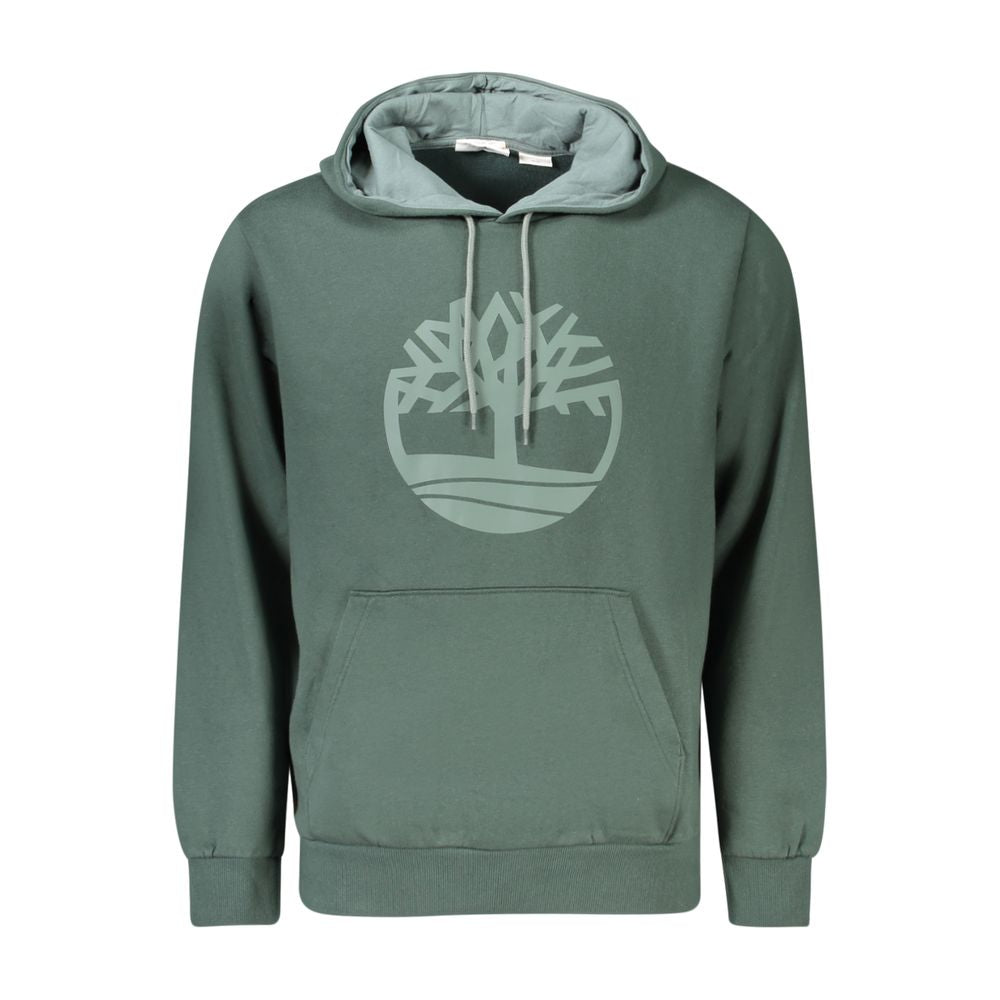 Green Cotton Men Sweater