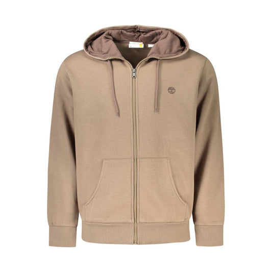 Brown Cotton Men Sweater