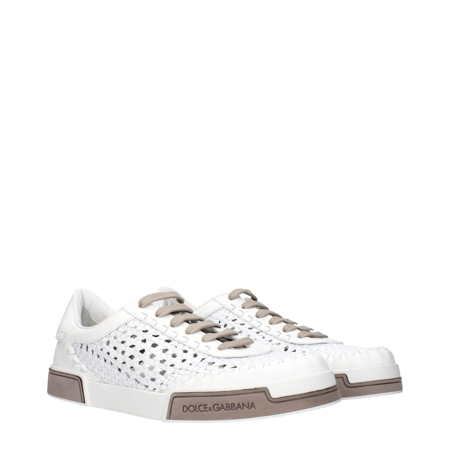 White Leather Low Tops