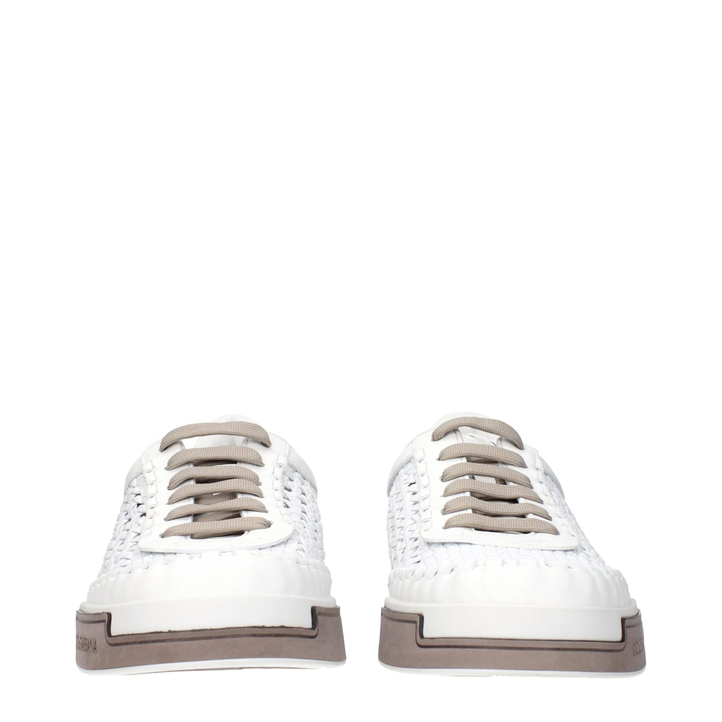 White Leather Low Tops
