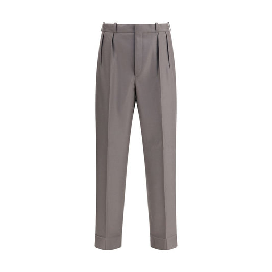 Green Wool Trousers