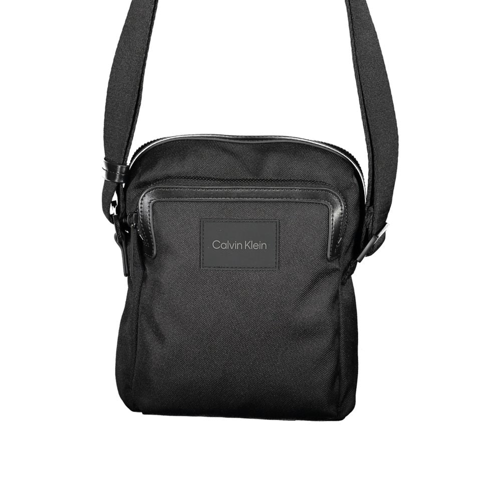 Black Polyester Handbag
