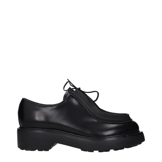 Black Leather Oxfords And Derbies