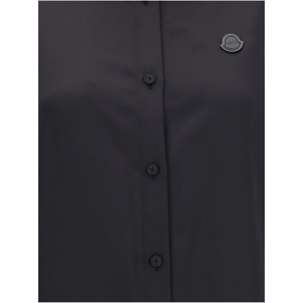 Shirt in Technical Polyester Satin Moncler x EE72 collection by Edward Enninful