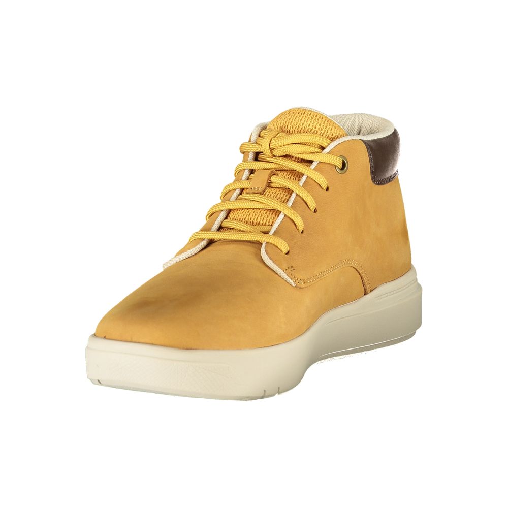 Brown Leather Men Sneaker