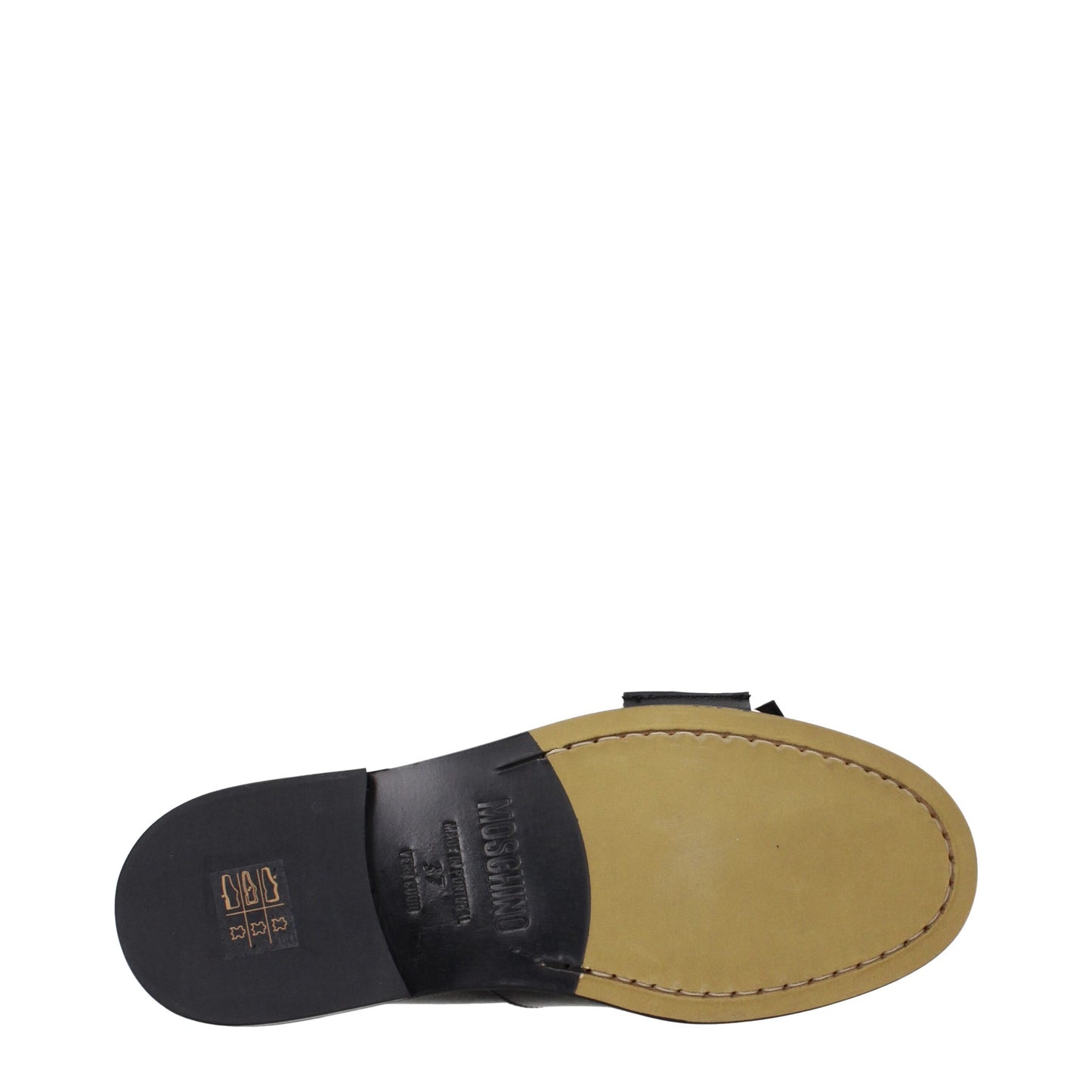 Black Leather Slip-On Loafers