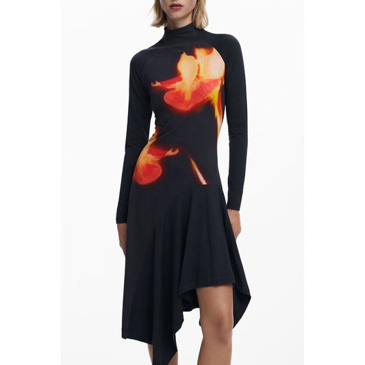 Black Cotton Women Dress
