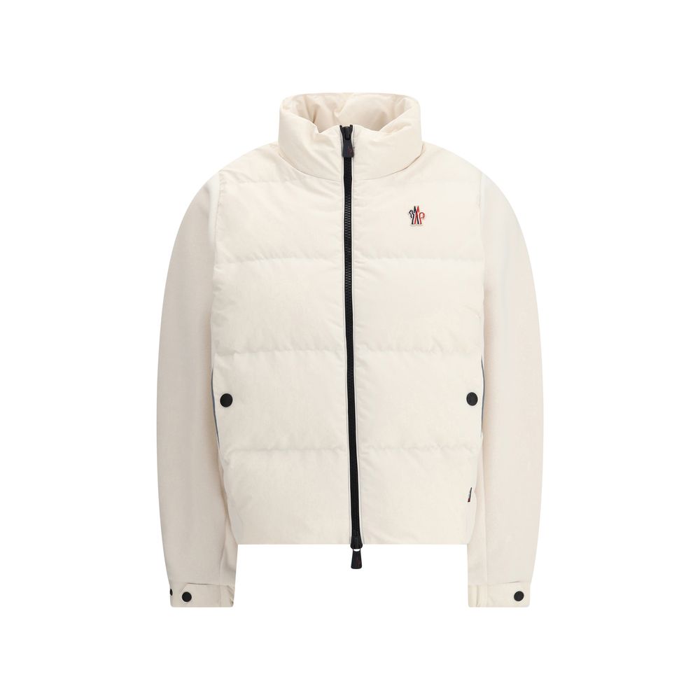 Jacket with sleeves in contrast
