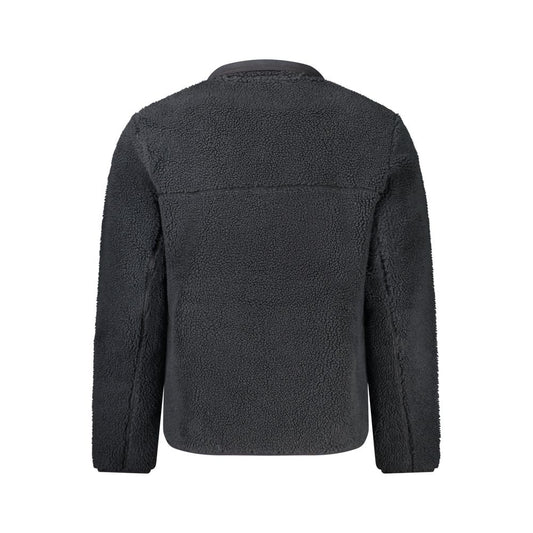 Black Polyester Jackets & Coat