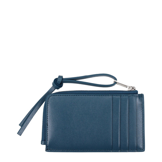 Blue Leather Wallets