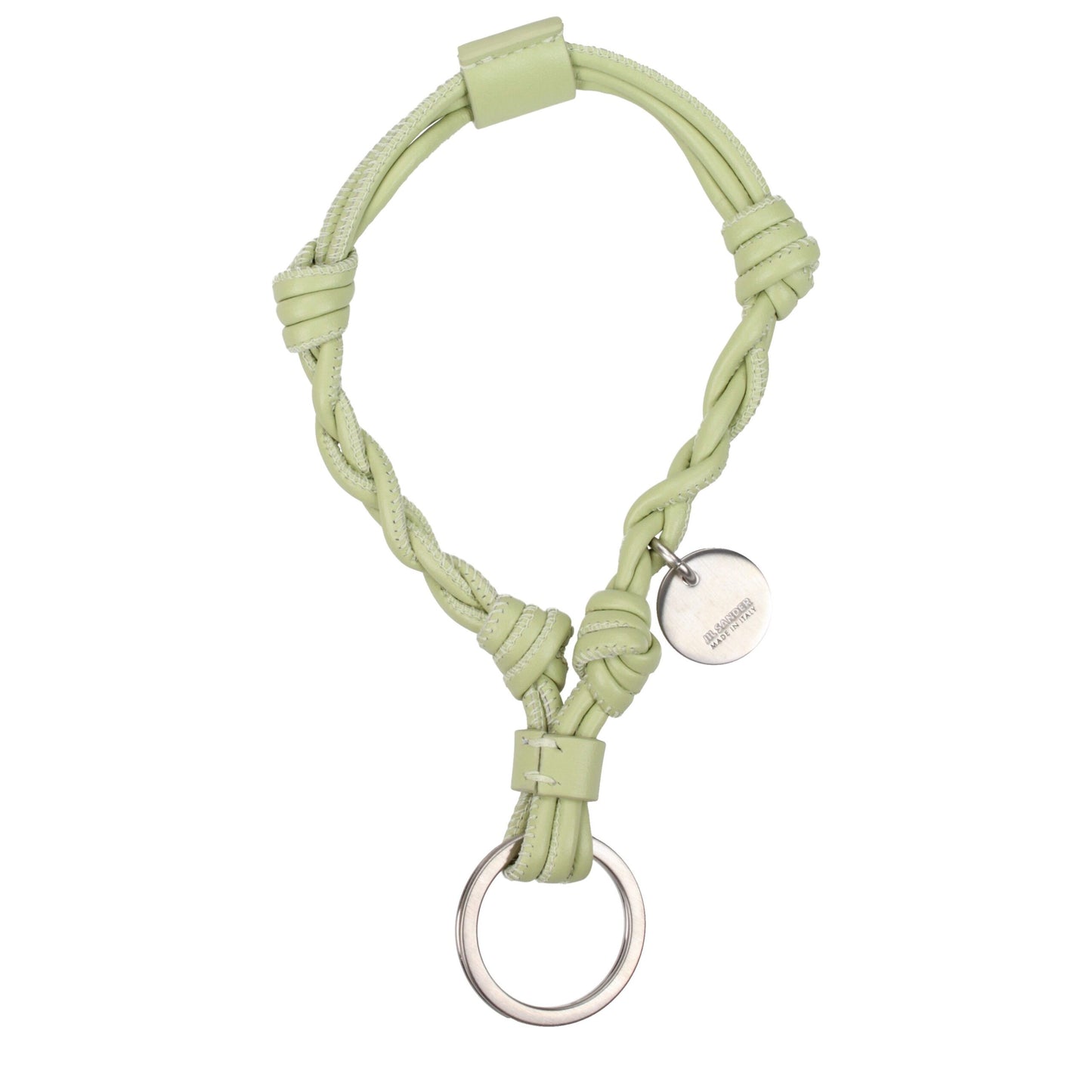 Green Leather Keychains